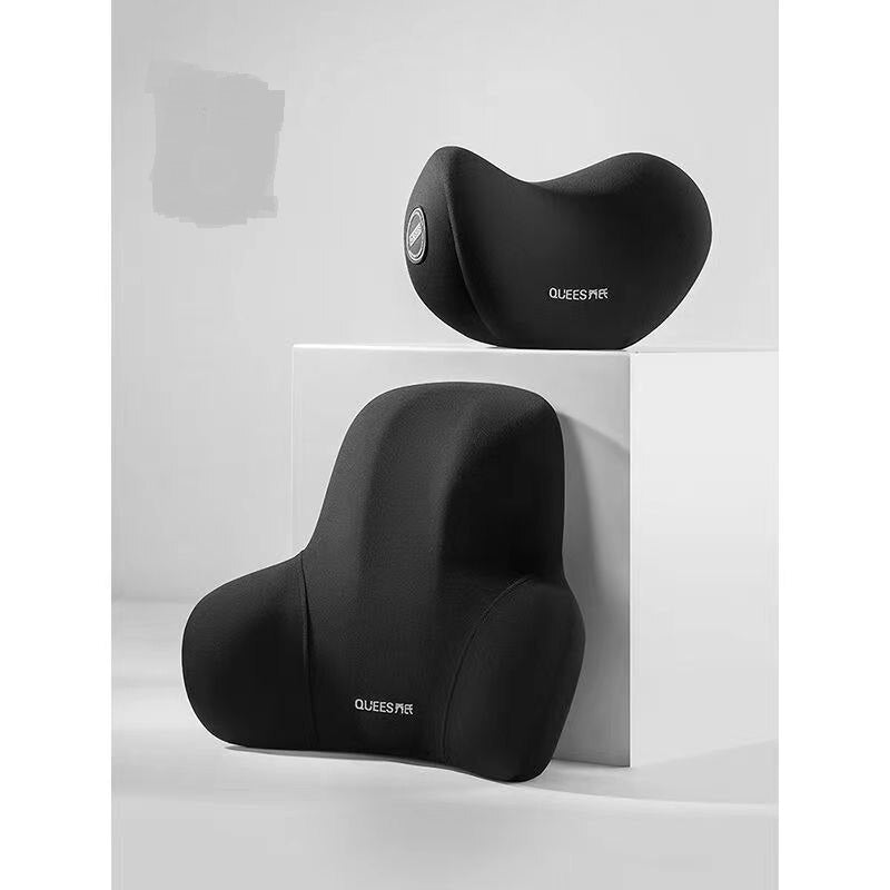 Soft Car Neck Rest with Contour Memory Foam Cushion - Luxicro