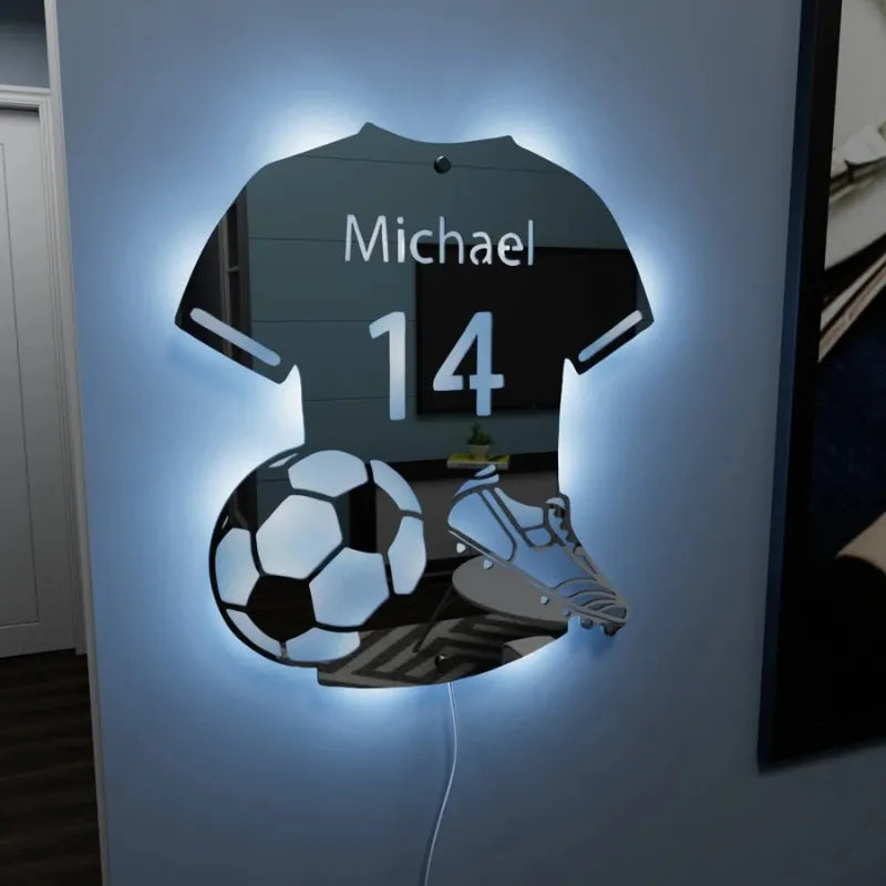 Glowing LED Running Jacket with Customizable Lights