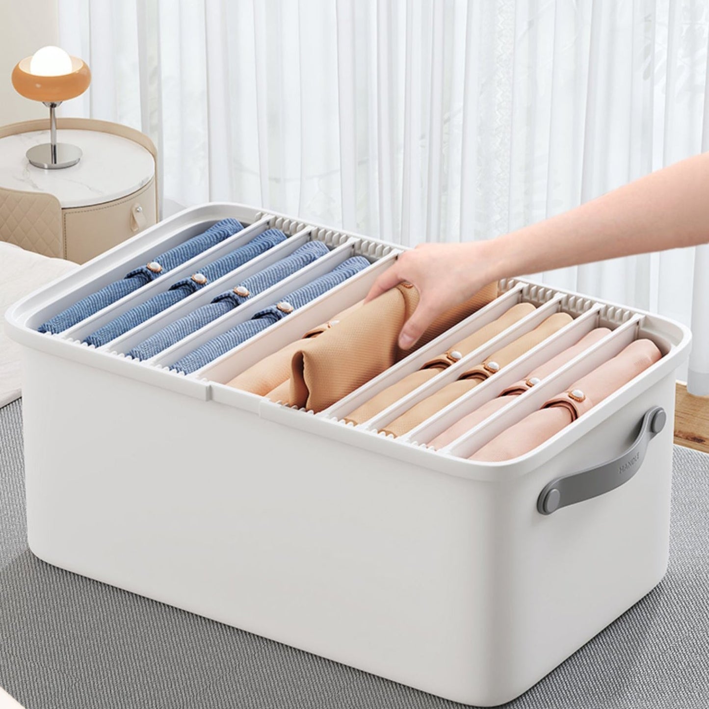 Compact Collapsible Wardrobe Storage Container - Luxicro