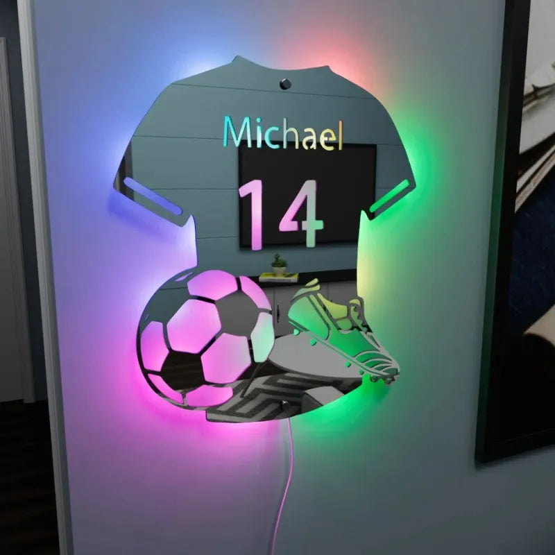 Glowing LED Running Jacket with Customizable Lights