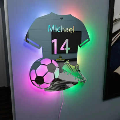 Glowing LED Running Jacket with Customizable Lights