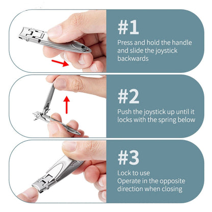 Compact Travel Manicure Nail Clippers