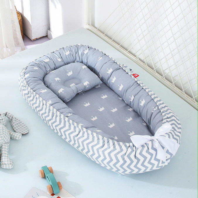 Compact Folding Baby Crib for Home and Travel
