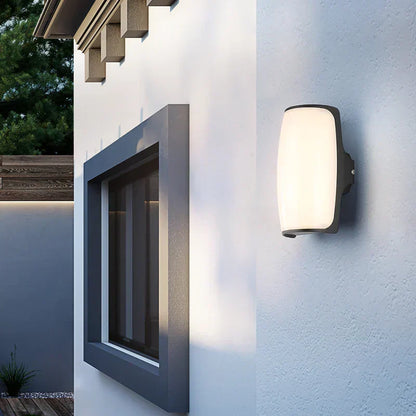 Weatherproof Black Outdoor LED Wall Lantern