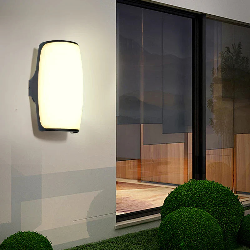 Weatherproof Black Outdoor LED Wall Lantern - Luxicro