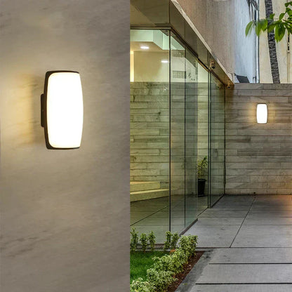 Weatherproof Black Outdoor LED Wall Lantern