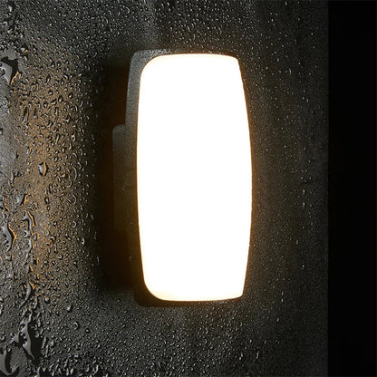 Weatherproof Black Outdoor LED Wall Lantern