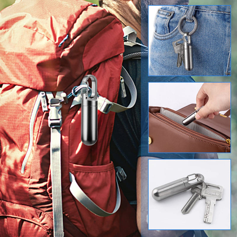 Travel Medication Box Stainless Steel Case - Luxicro