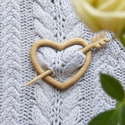Adorable Wood Animal Brooch Pin