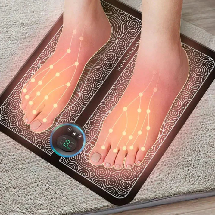 Electric Foot Massager with Rolling Nodes