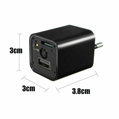Mini 1080P Spy Camera USB Wall Adapter