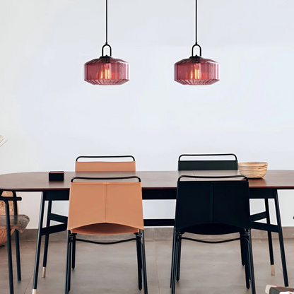 Classic Multicolor Hanging Glass Lamp