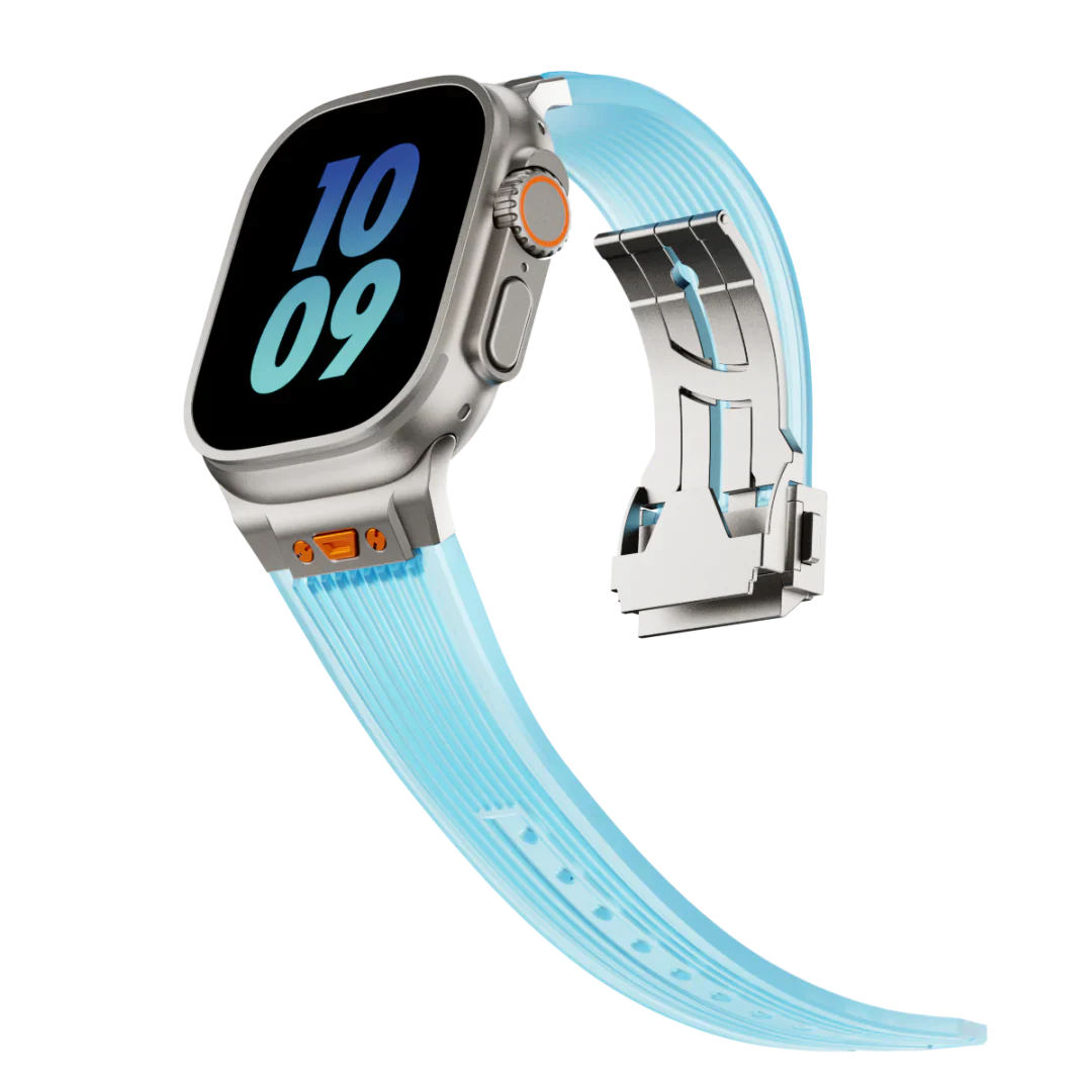 Clear Flexible Apple Watch Strap