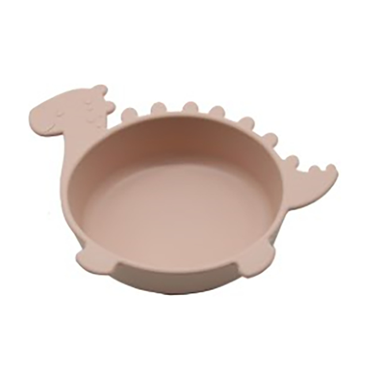 Cute Kids Dino Bowl with Grip Bottom
