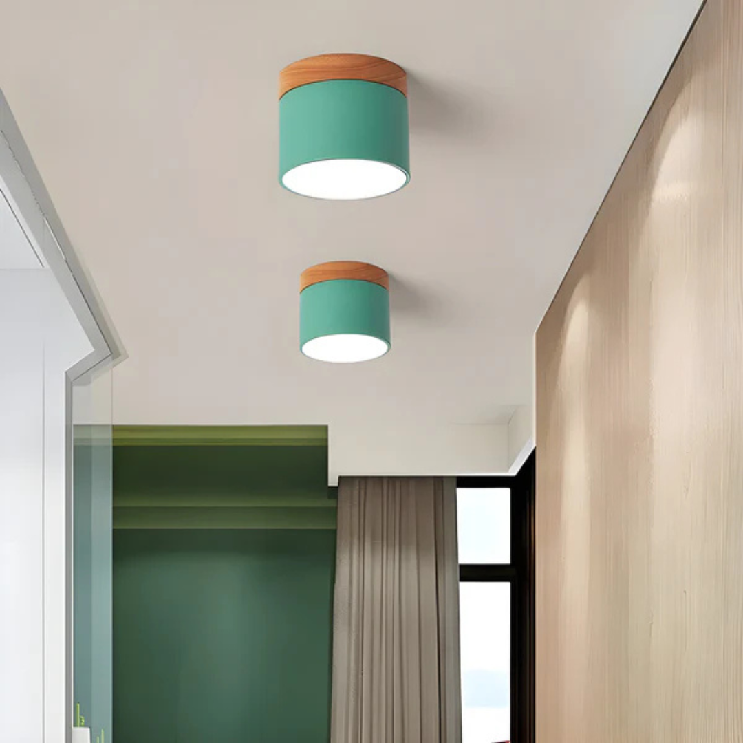 Vintage Look LED Ceiling Lamp