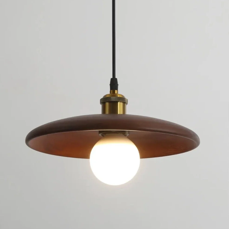 Rustic Wood Hanging Ceiling Light