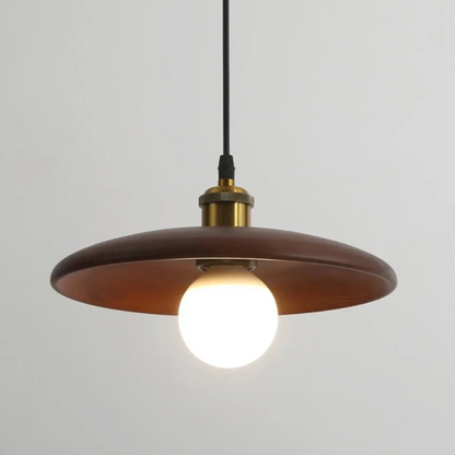 Rustic Wood Hanging Ceiling Light