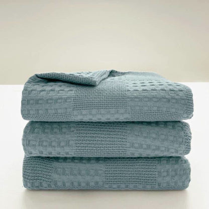 Cozy Textured Woven Blanket