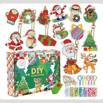 Sparkly Christmas Keychain Mystery Box Set