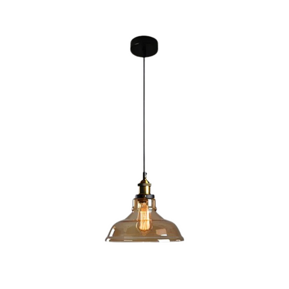 Elegant Hanging Glass Ceiling Light