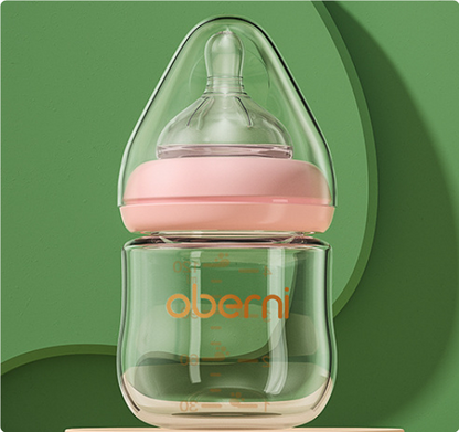 Gentle Baby Bottle with Soft Spout - BPA Free Newborn Feeder