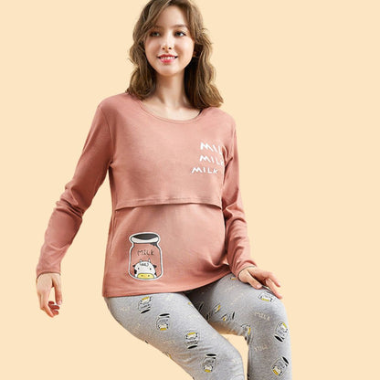 Cozy Maternity Night Dress for Lounging