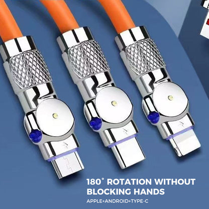 Bendable 360 Rotation USB Charger Cable