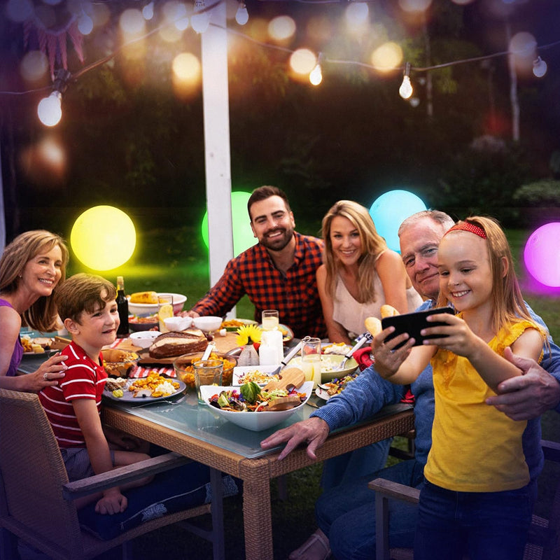 Colorful LED Water Globe Lamp