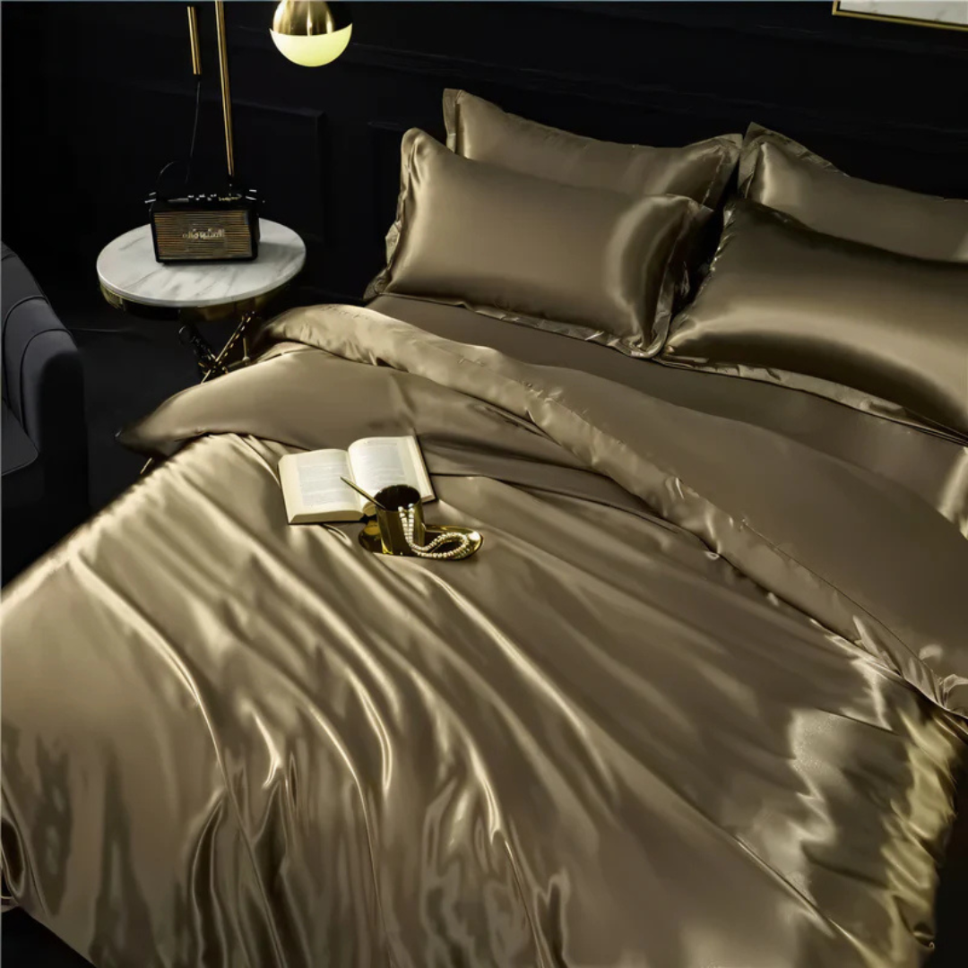 Luxurious Soft Silk Bed Sheet Set