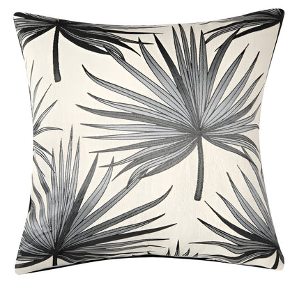 Shiny Leaf Pattern Pillow Cover