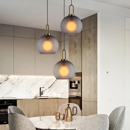 Modern Glass Pendant Light for Kitchen Island