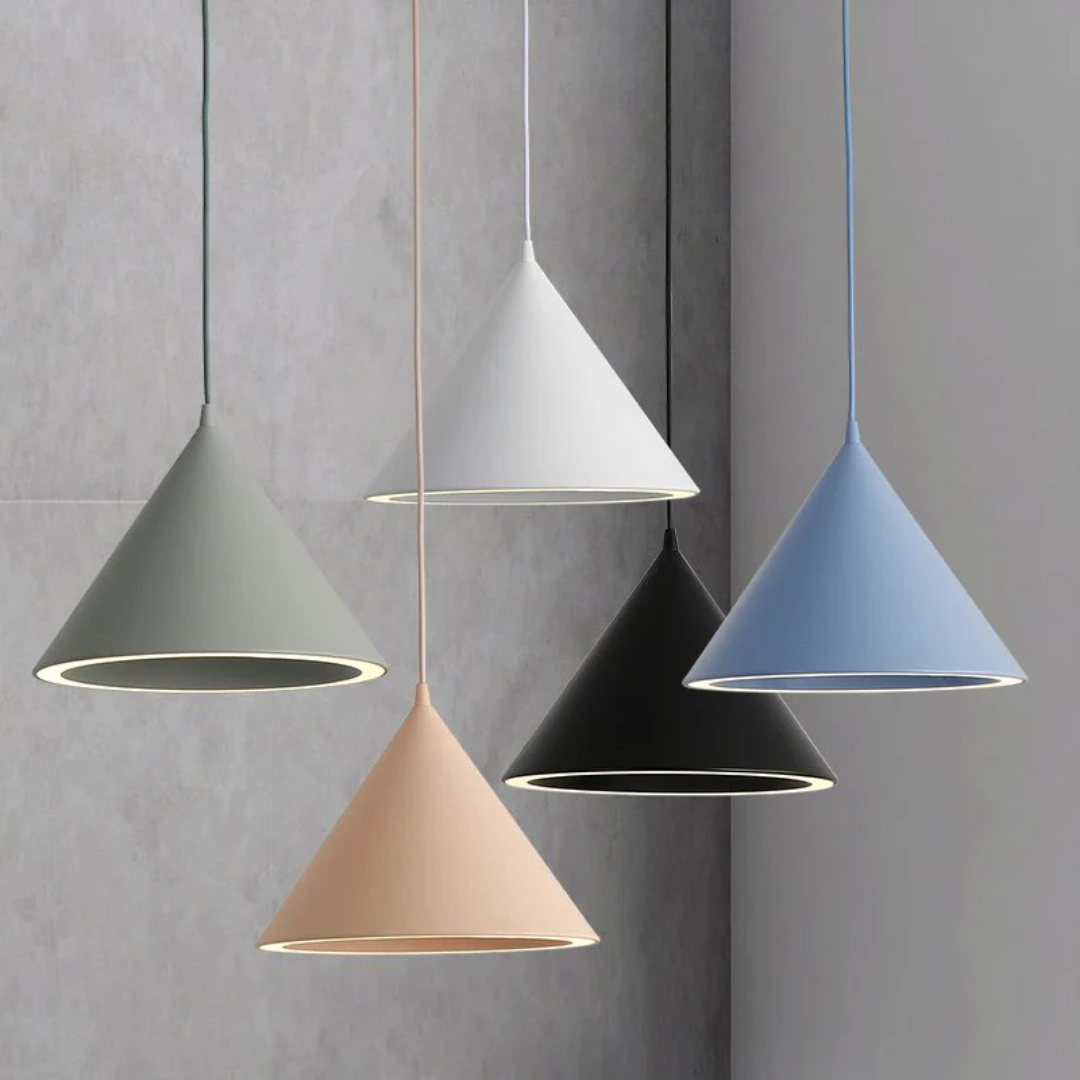 Round Glass Drop Ceiling Light