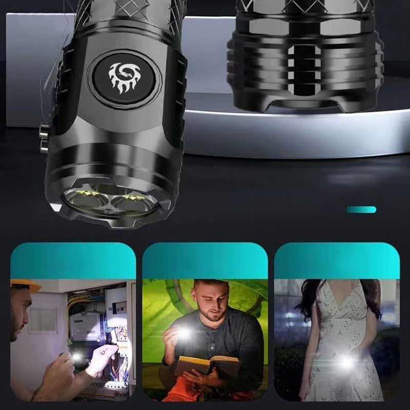 Small LED Flashlight with Colorful Style