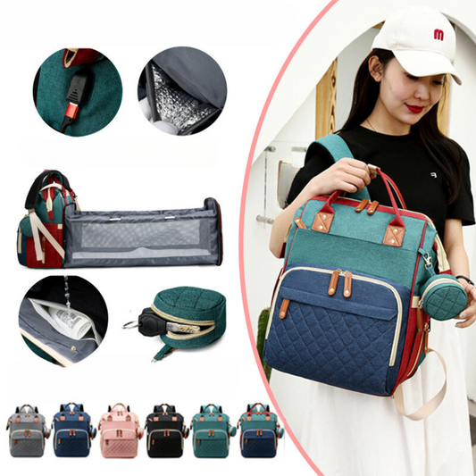 Convenient Baby Nappy Changing Backpack Bag - Luxicro