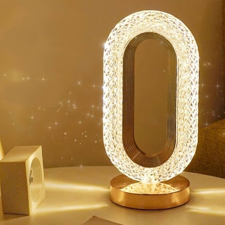 Elegant Clear Desk Lamp