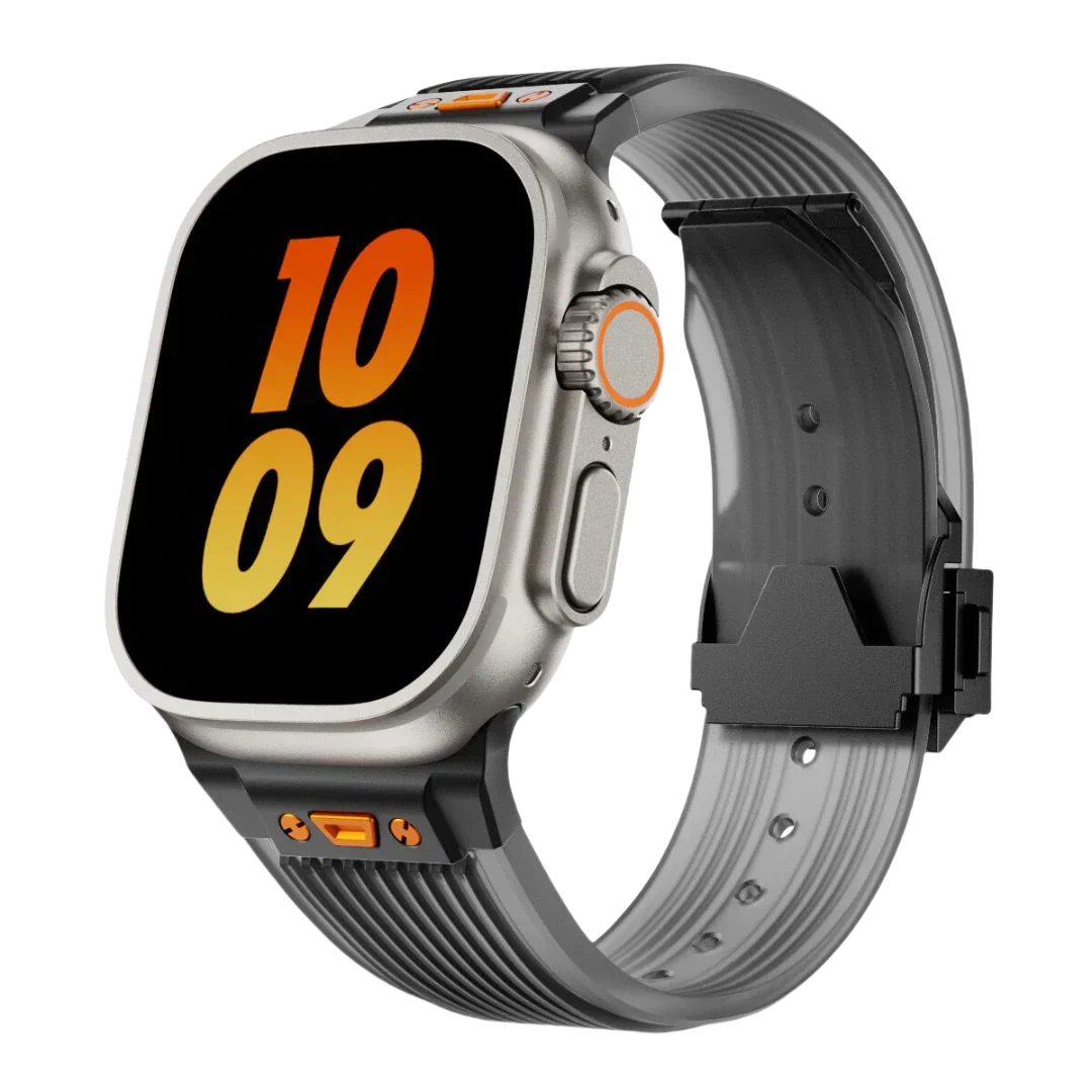 Clear Flexible Apple Watch Strap