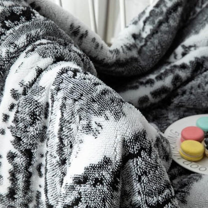 Plush Velvet Fleece Throw Blanket