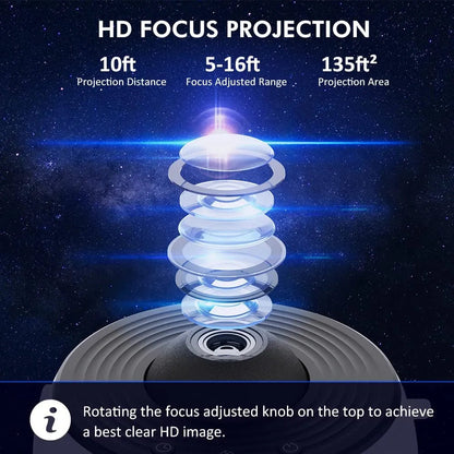 Cosmic Starry Night Light & Space Projector