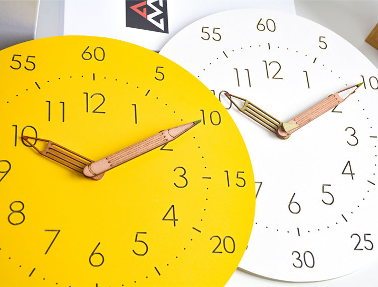 Fun Kids Quiet Clock with Colorful Design
