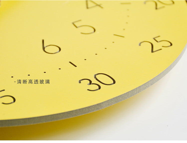 Fun Kids Quiet Clock with Colorful Design
