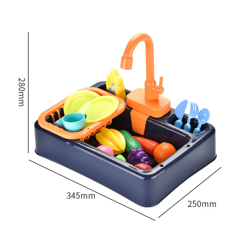Colorful Kids Play Kitchen Water Table