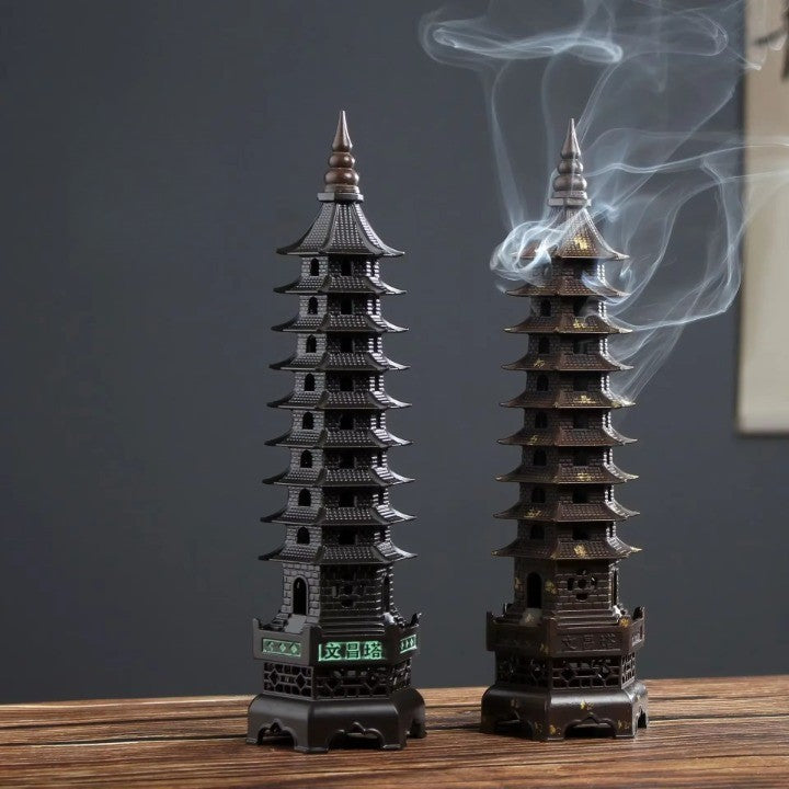 Elegant Glass Tabletop Incense Burner - Luxicro