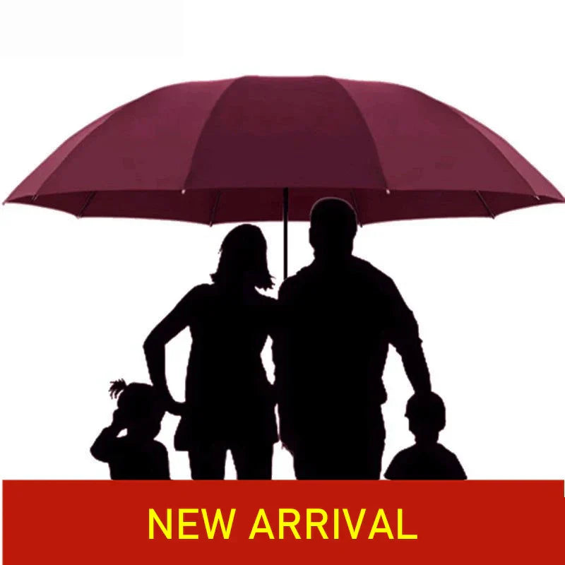Large Waterproof Compact Rain Umbrella