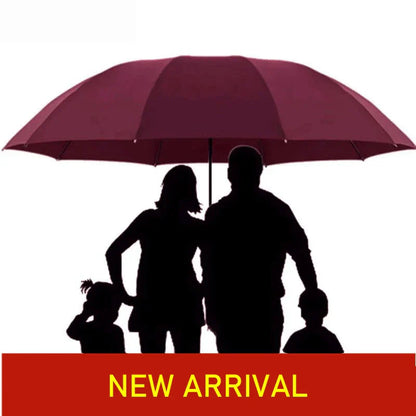 Large Waterproof Compact Rain Umbrella