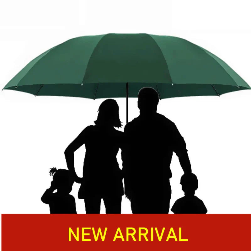 Large Waterproof Compact Rain Umbrella