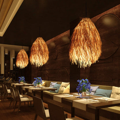 Natural Woven Pendant Lamp