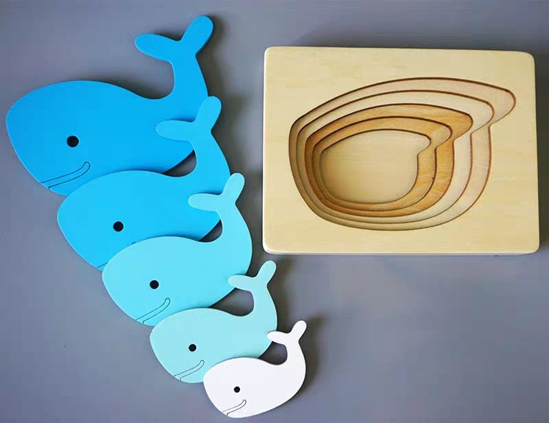 Colorful Wooden Kids Jigsaw Puzzle