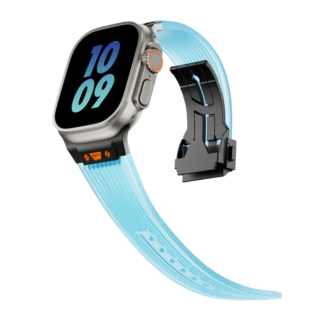 Clear Flexible Apple Watch Strap
