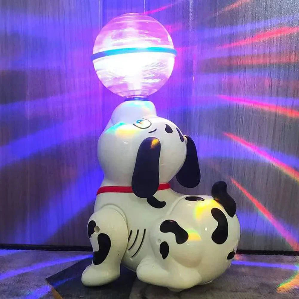 Fun LED Dog Toy with Bouncing Ball
