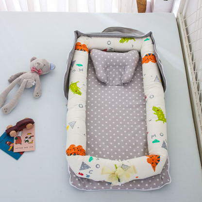 Portable Space Saving Baby Bed with Mattress